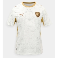 Camiseta República Checa Segunda Equipación Replica Mundial 2026 para mujer mangas cortas